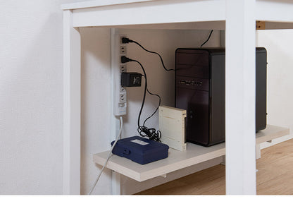 突っ張り壁面収納 無段階調整2枚棚オープンラック 幅89.5cm ホワイトウォッシュ 棚 つっぱり 薄型 収納 ディスプレイラック 店舗 新生活 カフェ サロン 一人暮らし diy 北欧 ランドリー(代引不可)