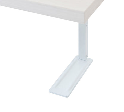 カウンター下突っ張りラック 無段階調整3枚棚オープンラック 本体 幅59.5cm ホワイトウォッシュ 壁面ラック つっぱり 薄型 収納 ディスプレイラック 店舗 新生活 カフェ サロン 一人暮らし(代引不可)