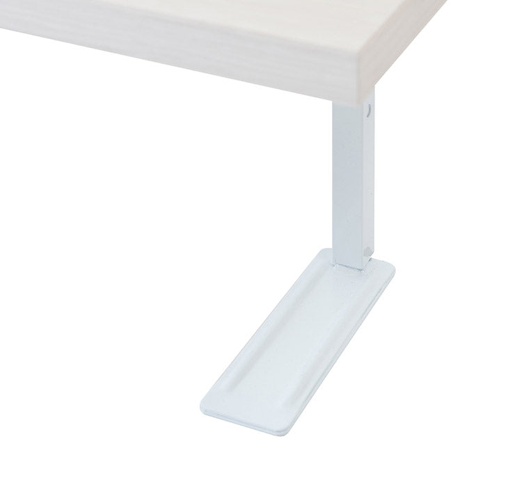 カウンター下突っ張りラック 無段階調整3枚棚オープンラック 本体 幅89.5cm ホワイトウォッシュ 壁面ラック つっぱり 薄型 収納 ディスプレイラック 店舗 新生活 カフェ サロン 一人暮らし(代引不可)