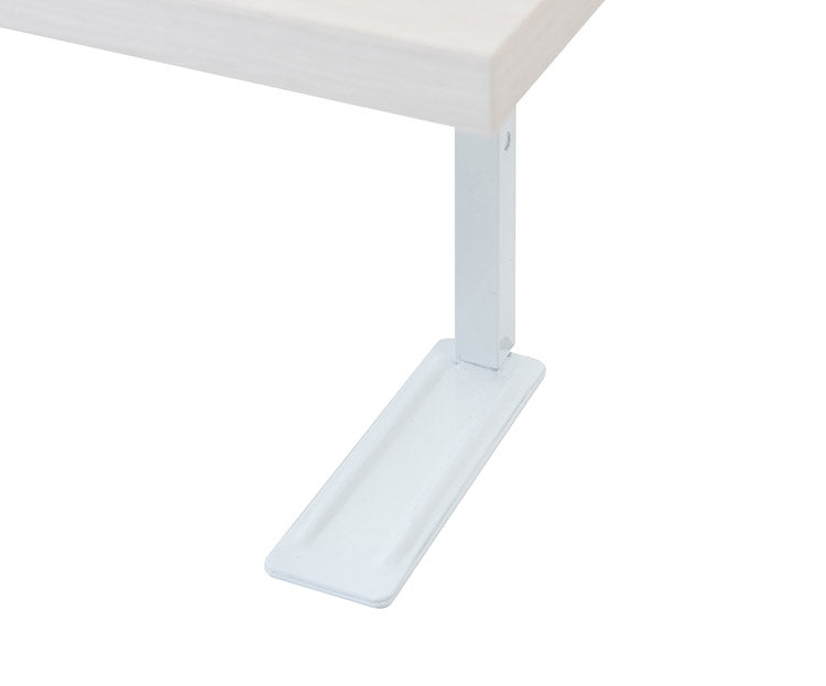 カウンター下突っ張りラック 無段階調整3枚棚オープンラック 本体 幅119.5cm ホワイトウォッシュ 壁面ラック つっぱり 薄型 収納 ディスプレイラック 店舗 新生活 カフェ サロン 一人暮らし(代引不可)