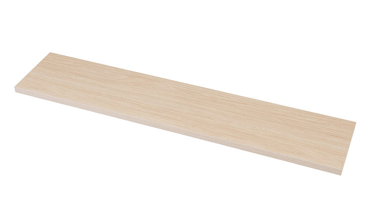 カウンター下突っ張りラック 無段階調整3枚棚オープンラック 本体 幅119.5cm マリンナチュラル 壁面ラック つっぱり 薄型 収納 ディスプレイラック 店舗 新生活 カフェ サロン 一人暮らし(代引不可)