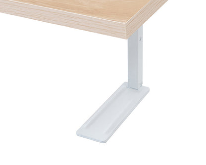 カウンター下突っ張りラック 無段階調整3枚棚オープンラック 本体 幅119.5cm マリンナチュラル 壁面ラック つっぱり 薄型 収納 ディスプレイラック 店舗 新生活 カフェ サロン 一人暮らし(代引不可)