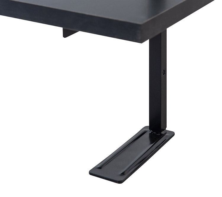 bravo ブラボーシリーズ カウンター下ラック 無段階調整3枚棚オープンラック 本体 幅89.5cm ブラック キッチン キッチン収納 ラック 棚 突っ張り つっぱり棚 つっぱりラック 収納棚(代引不可)