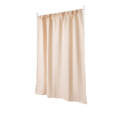 wally 突っ張り間仕切り伸縮カーテン スタンダード型 ベージュ 目隠しカーテン 突っ張りパーティション つっぱりパーテーション 間仕切りカーテン パーテーション オフィス(代引不可)