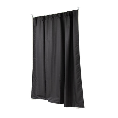 wally 突っ張り間仕切り伸縮カーテン スタンダード型 ブラック 目隠しカーテン 突っ張りパーティション つっぱりパーテーション 間仕切りカーテン パーテーション オフィス(代引不可)