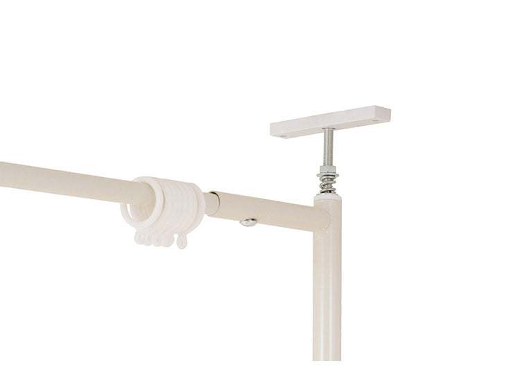 wally 突っ張り間仕切り伸縮カーテン スタンダード型 ブラック 目隠しカーテン 突っ張りパーティション つっぱりパーテーション 間仕切りカーテン パーテーション オフィス(代引不可)