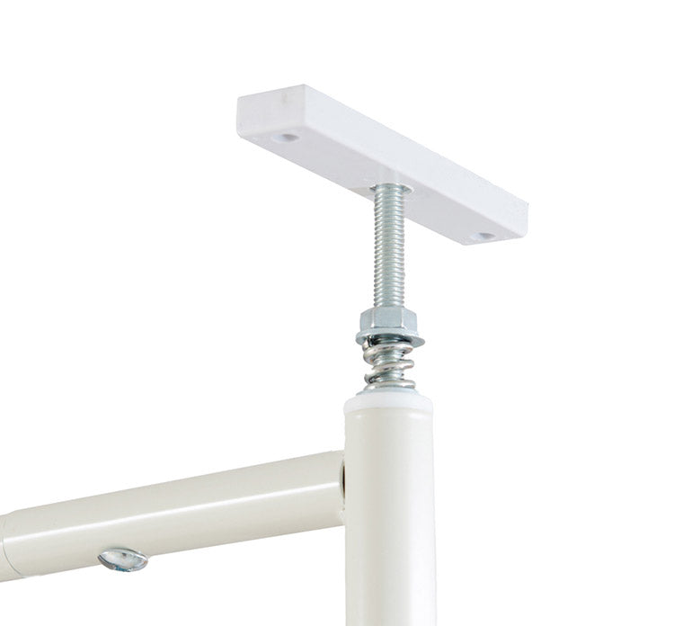 wally 突っ張り間仕切り伸縮カーテン コーナーL型 ベージュ 目隠しカーテン 突っ張りパーティション つっぱりパーテーション 間仕切りカーテン パーテーション オフィス(代引不可)