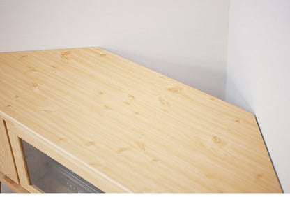 Baum 天然木パイン材のコーナーTVボード 幅120 北欧ナチュラル 脚付き モダン ローボード 北欧 ナチュラル おしゃれ ラック コーナーボード TVボード TV台 テレビボード テレビ台 完成品 ナチュラル(代引不可)