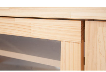 Baum 天然木パイン材のコーナーTVボード 幅120 北欧ナチュラル 脚付き モダン ローボード 北欧 ナチュラル おしゃれ ラック コーナーボード TVボード TV台 テレビボード テレビ台 完成品 ナチュラル(代引不可)