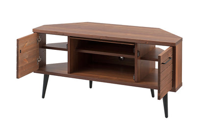 Mr.skinny スキニーコーナーTVボード 幅120 西海岸インテリア おしゃれ ラック コーナーボード TVボード TV台 テレビボード テレビ台(代引不可)