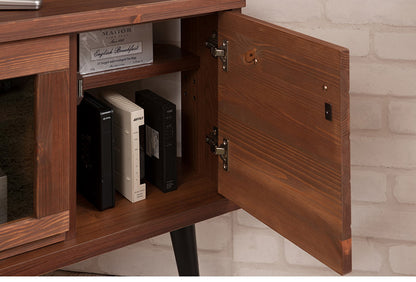 Mr.skinny スキニーコーナーTVボード 幅120 西海岸インテリア おしゃれ ラック コーナーボード TVボード TV台 テレビボード テレビ台(代引不可)