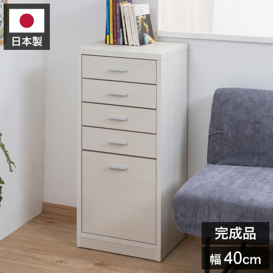 FINEシリーズ カウンター下収納 幅40cm 引き出しタイプ ホワイトウォッシュ 日本製 完成品 キッチン カウンター下 収納 引き出し 食器棚 ミニ食器棚 カウンター収納 薄型収納 ラック(代引不可)