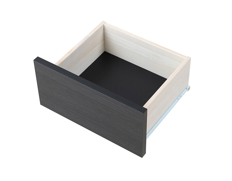 BK-club A4が入る薄型カウンター下収納 幅120cm 奥行34cm 高さ86.5cm キャビネット 完成品 日本製 スタイリッシュブラック 引出しタイプ 薄型 カウンター下収納 キッチン キッチン収納(代引不可)