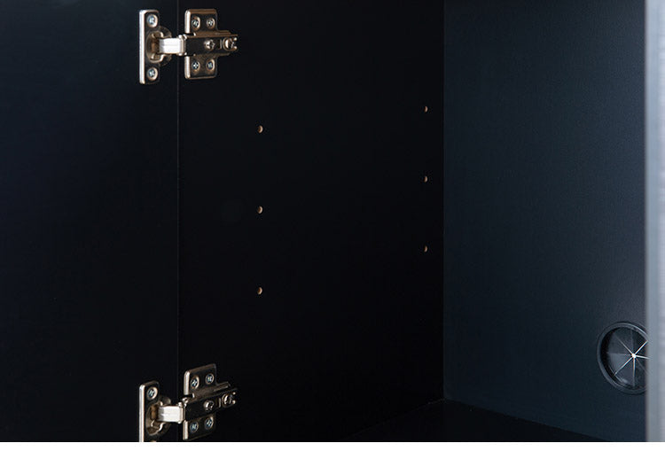 BK-club A4が入る薄型カウンター下収納 幅120cm 奥行34cm 高さ86.5cm キャビネット 完成品 日本製 スタイリッシュブラック 引出しタイプ 薄型 カウンター下収納 キッチン キッチン収納(代引不可)