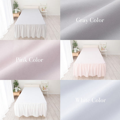 ベッドスカート シーツ シングル 洗える 可愛い おしゃれ フリル 抗菌防臭 ピーチスキン 簡単装着 丸洗いOK 無地 ボックスシーツ 布団カバー ふとんカバー(代引不可)