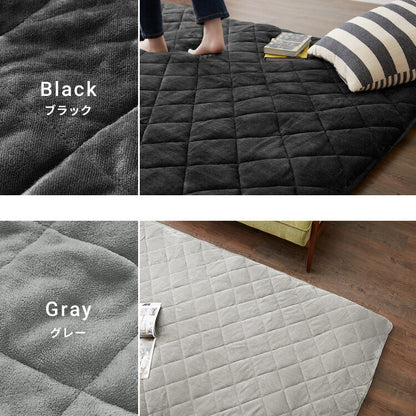 極厚ラグ 厚さ60mm 180×180cm 洗える 高反発ラグ 滑り止め付き 正方形 抗菌 防臭 防ダニ カバーリングラグ カバー ラグマット ホットカーペット 絨毯 カバーリング カーペット 厚手 極厚 防音