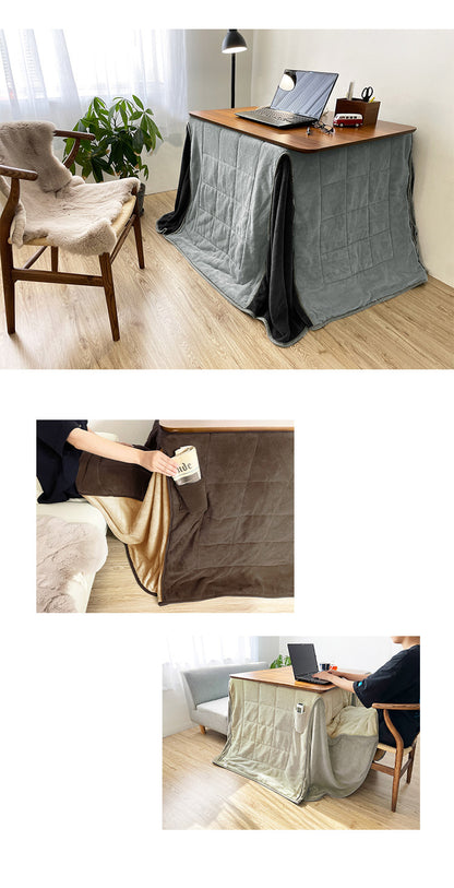 ダイニングこたつ用掛け布団 240×280cm 長方形 あったか ふわふわ こたつ布団 省スペース リバーシブル マイクロファイバー コンパクト こたつ掛け布団 暖かい 一人暮らし