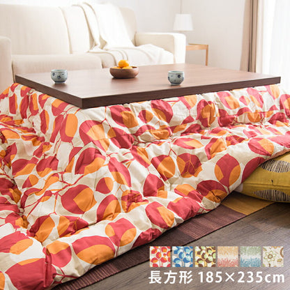 日本製 こたつ布団 オックス 長方形 185×235cm 抗菌防臭加工 こたつ 掛け布団 掛けふとん こたつ掛布団 国産