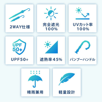 日傘 折りたたみ傘 2WAY 軽量 遮光100% 完全遮光 遮熱-30℃ UVカット100% 晴雨兼用 紫外線対策 焼け対策 遮熱 軽量 女性 折り畳み傘 8本骨 レディース傘 撥水 折りたたみ晴雨兼用 おしゃれ
