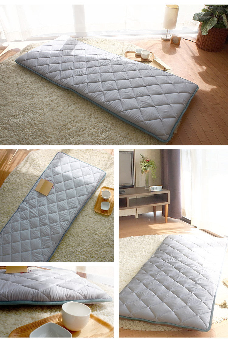 3層ごろ寝マット 日本製 65×150cm 国産 パイピング加工 キルティング加工 ダイヤキルト 固綿 ヘたりにくい 底付き感なし 敷布団 敷き布団 コンパクト 省スペース 折り畳み