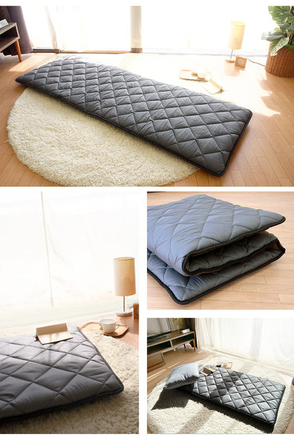 3層ごろ寝マット 日本製 65×115cm 国産 パイピング加工 キルティング加工 ダイヤキルト 固綿 ヘたりにくい 底付き感なし 敷布団 敷き布団 コンパクト 省スペース 折り畳み