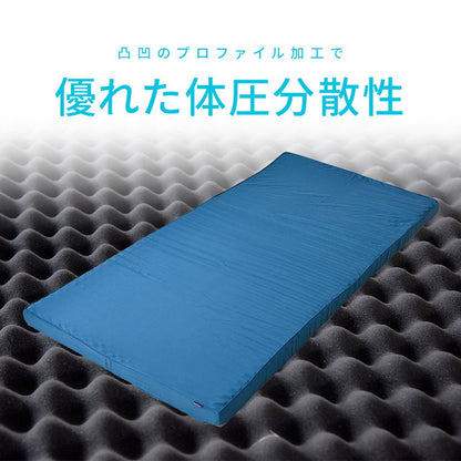 敷布団 マットレス シングル 体圧分散 敷き布団 プロファイル 厚さ10cm ウレタン マットレス シングルサイズ 防ダニタイプ 吸水 速乾 防ダニ 3つ折り 硬質 極厚 収納 ボリューム 新生活 快適 指圧 極太 オールシーズン