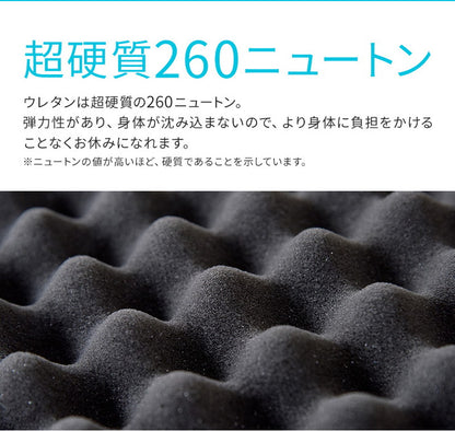 敷布団 マットレス シングル 体圧分散 敷き布団 プロファイル 厚さ10cm ウレタン マットレス シングルサイズ 防ダニタイプ 吸水 速乾 防ダニ 3つ折り 硬質 極厚 収納 ボリューム 新生活 快適 指圧 極太 オールシーズン