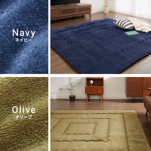 シンサレート使用 あったか極厚7層ラグマット 200×240 約3.5cm厚 厚手 極厚 ふかふか リビング ラグ ラグマット ホットカーペット対応 絨毯 カーペット あったか シンサレート こたつ 敷布団