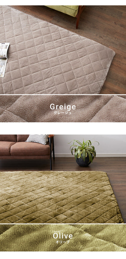 【ラグカバーセット】 シンサレート使用 あったか極厚7層ラグマット 200×280 約4.5cm厚 厚手 極厚 ふかふか ホットカーペット対応 リビング ラグ ラグマット 絨毯 カーペット あったか シンサレート こたつ 敷布団 こたつ敷き布団