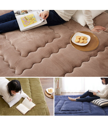 シンサレート使用 あったか極厚7層ラグマット 200×280 約4.5cm厚 厚手 極厚 ふかふか リビング ラグ ラグマット ホットカーペット対応 絨毯 カーペット あったか シンサレート こたつ 敷布団 こたつ敷き布団