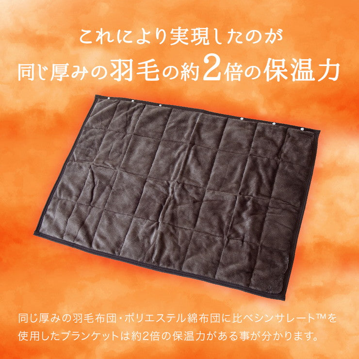 あったかブランケット シンサレート綿使用 70×100 ピーチスキン 毛布 厚手 暖かい 膝掛け毛布 かわいい シンサレート 人気