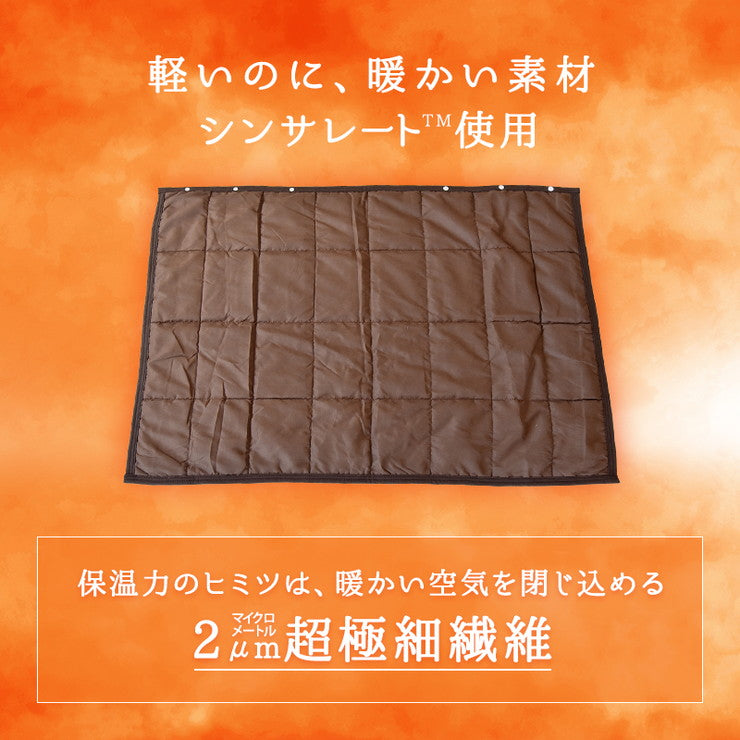 あったかブランケット シンサレート綿使用 70×100 ピーチスキン 毛布 厚手 暖かい 膝掛け毛布 かわいい シンサレート 人気