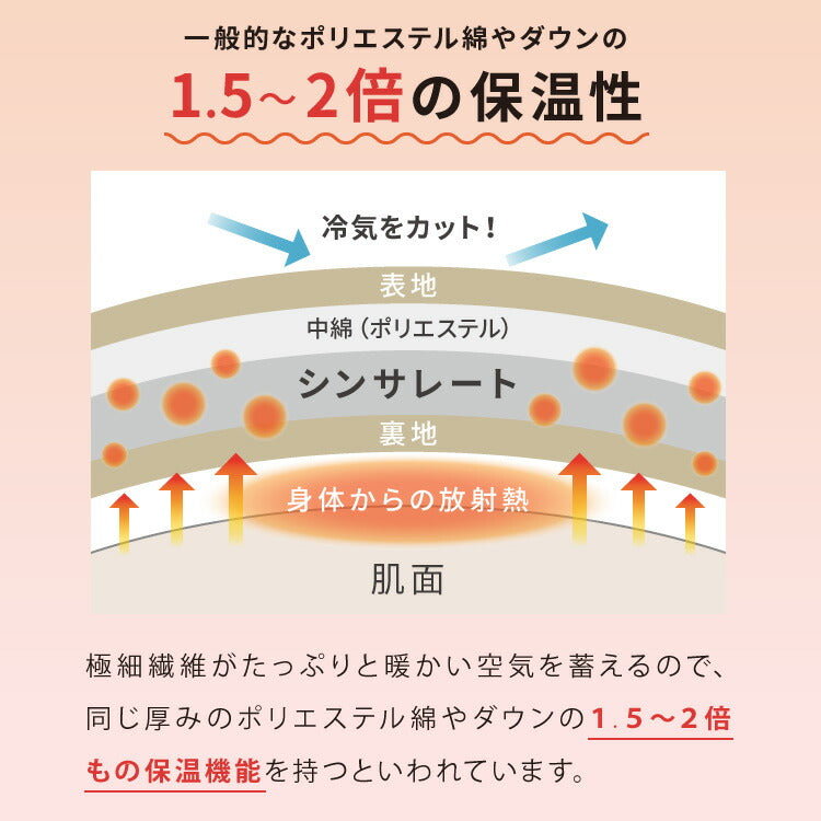 掛け布団 シンサレートウルトラ ダブル フランネル 洗える あったか 保温力 防ダニ 掛けふとん 掛布団 布団 おしゃれ 北欧 かわいい ヒートGO