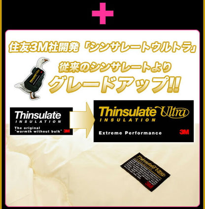 シンサレート ウルトラ 敷き布団 シングル 保温力羽毛の2倍 日本製 防ダニ 温かい あたたか 暖かい 敷布団