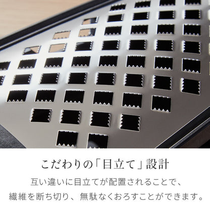 プロおろしX 大根おろし器 水切り付き 日本製 和田商店 プロ仕様 おろし金 おろし器 滑り止め ステンレス しゃきしゃき ふわふわ 大根おろし器 グレーター プロおろし 燕三条