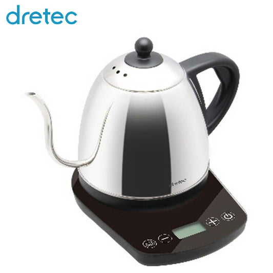 ドリテック PO-145BK 温度調整付 電気ケトル アラビカ コーヒーケトル 電気ポット 湯沸かし
