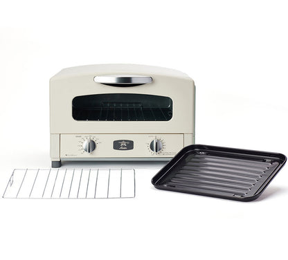 アラジン グラファイトトースター 2枚焼き AET-GS13B2 トースター 受け皿 レシピ付き タイマー付き グリーン ホワイト コンパクト 一人暮らし レトロ おしゃれ かわいい Aladdin