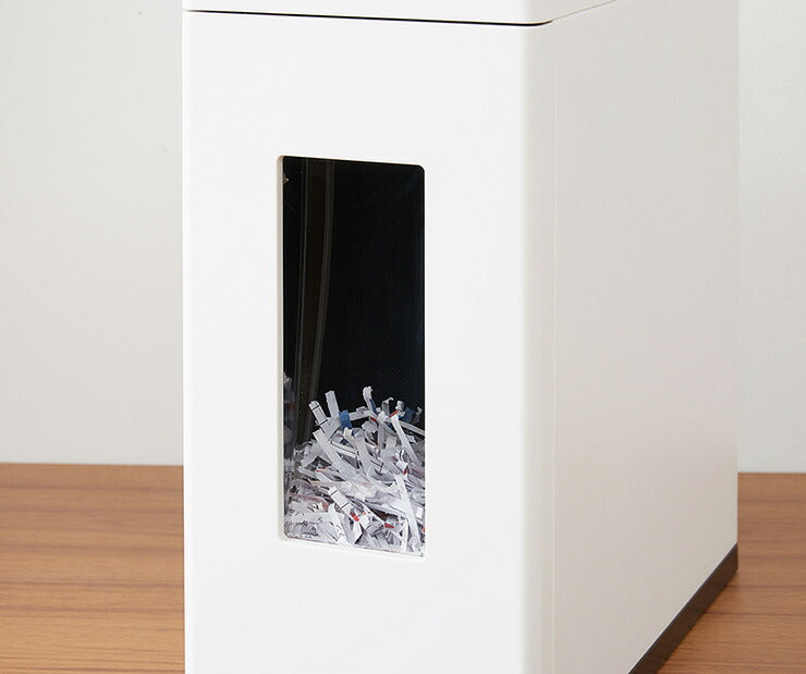 シュレッダー 電動シュレッダー 静音タイプ 電動 家庭用 クロスカット A4 CD DVD クレジットカード ES550CDW ホワイト