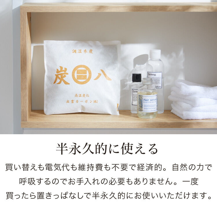 炭 木炭 除湿 調湿 脱臭 消臭剤 湿気 対策 結露 炭八4種類の組み合わせセット Dセット 大袋 室内用 押入れ用 タンス用(代引不可)
