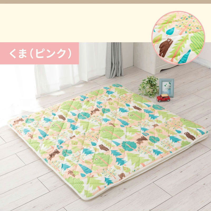 キルトパッド 寝返りマットレス用 90×90cm 正方形 敷パッド 敷きパッド お昼寝 ベビーマットレス ベビー敷布団 敷き布団 敷きふとん 赤ちゃん 幼稚園 保育園 新生児(代引不可)