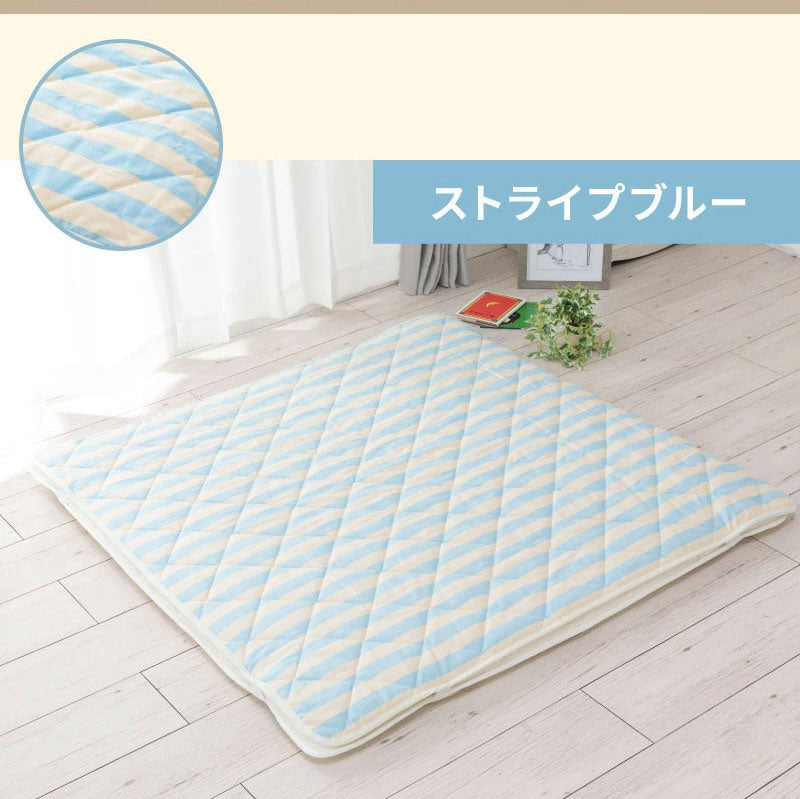 キルトパッド 寝返りマットレス用 90×90cm 正方形 敷パッド 敷きパッド お昼寝 ベビーマットレス ベビー敷布団 敷き布団 敷きふとん 赤ちゃん 幼稚園 保育園 新生児(代引不可)