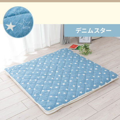 キルトパッド 寝返りマットレス用 120×120cm 正方形 敷パッド 敷きパッド お昼寝 ベビーマットレス ベビー敷布団 敷き布団 敷きふとん 赤ちゃん 幼稚園 保育園 新生児(代引不可)