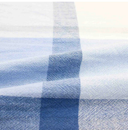 枕カバー Hyppiness 幅43cm 綿100%洗いざらし チェック柄 ふんわり優しい肌ざわり 枕 枕カバー カバー 寝具 2色 ベッドルーム ふとん 布団