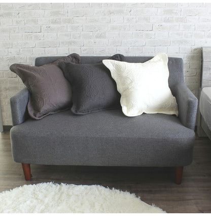【5%OFF】クッションカバー 45×45cm 正方形 洗濯可能 ファスナー式 超音波加工 ソファ ベッド 寝具 ベッド おしゃれ かわいい 北欧 シンプル リビング ダイニング インテリア モダン なめらか