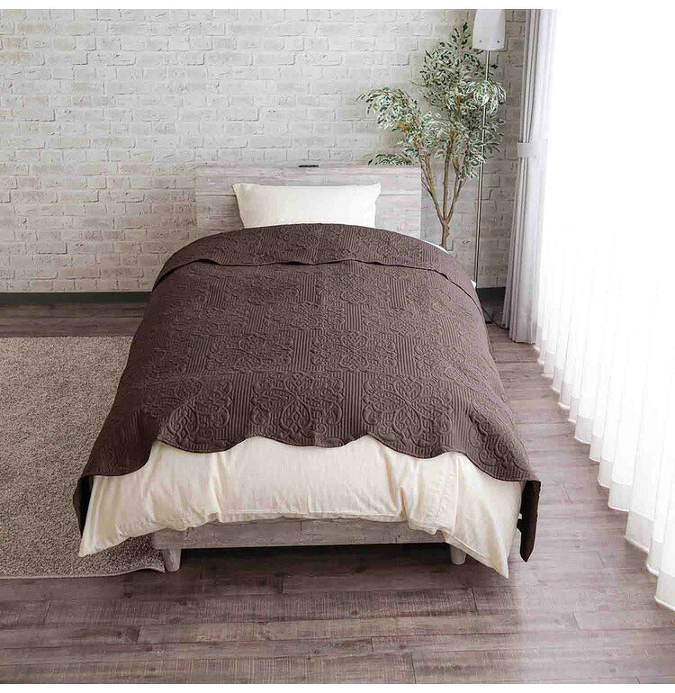 【5%OFF】マルチカバー 200×200cm 正方形 洗濯可能 ソファカバー ベッドカバー こたつカバー 超音波キルト イニコ iniko 寝具 ベッド オシャレ おしゃれ かわいい 北欧 シンプル 睡眠 快眠 シーツ