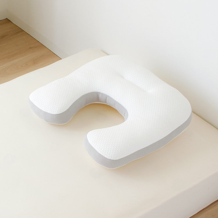 包まれる寝枕 抱き枕 57×42cm まくら ニット生地 メッシュ 通気性 安眠 快眠 丸洗い 清潔 快適 枕 ピロー OGURI 小栗(代引不可)