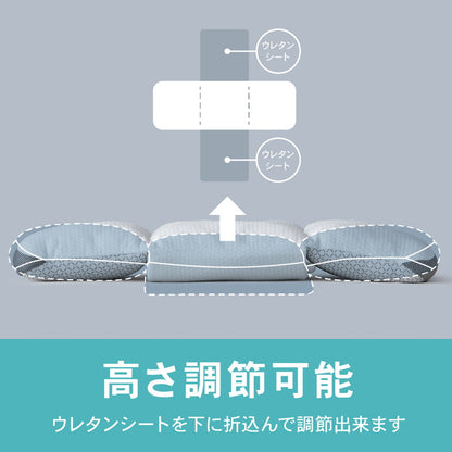 腰を支えるまくら 75×80cm 腰サポート 滑り止め付き 丸洗い可能 十字型 遠赤外線わた 腰 温める 姿勢 姿勢矯正 清潔 安眠 快眠 快適 枕 OGURI 小栗(代引不可)
