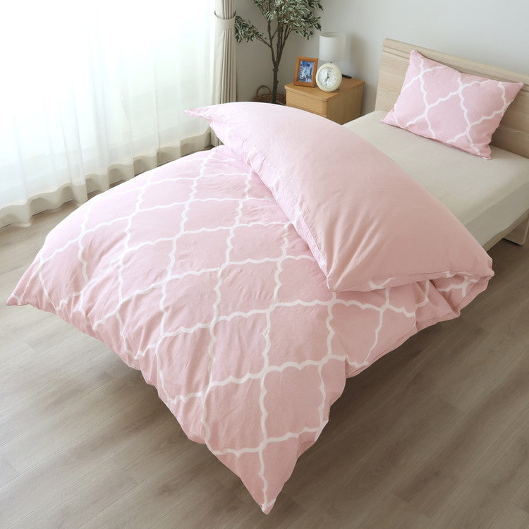 枕カバー 綿100% アンファ 43×63cm ピローケース まくら 枕 小栗 OGURI 優しい色味 モロッカン柄 おしゃれ オールシーズン シンプル 一人暮らし かわいい 安眠 快眠 MerryNight