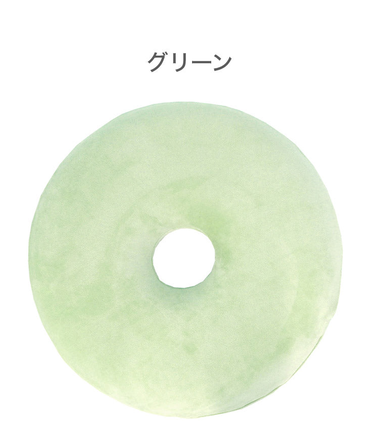 円座クッション もちとろん 低反発 ドーナツクッション 座布団 丸型 ドーナツ型 円形 かわいい 手術後 痔 椅子座布団 デスクワーク チェア クッション ギフト プレゼント(代引不可)