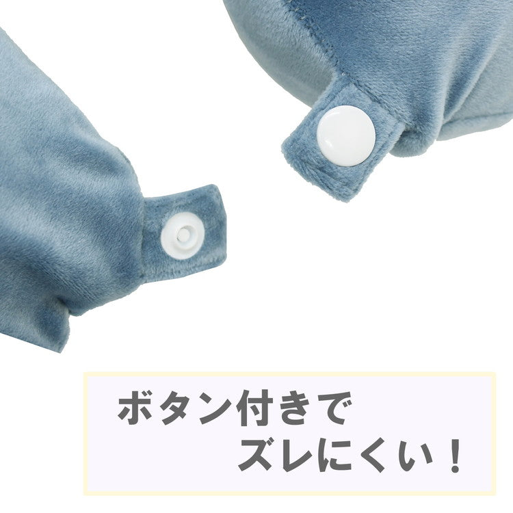 ネックピロー もちとろん 首まくら 低反発 ドライブ 旅行 仮眠 デスクワーク チェア リビング リラックス ギフト プレゼント かわいい OGURI 小栗(代引不可)